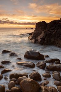 Preview wallpaper rocks, stones, surf, sea, waves