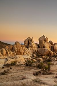 Preview wallpaper rocks, stones, twilight, landscape