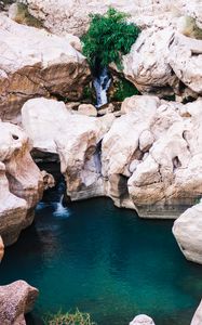 Preview wallpaper rocks, stones, water, stream, nature