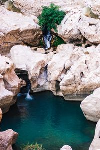 Preview wallpaper rocks, stones, water, stream, nature