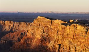 Preview wallpaper rocks, sunlight, height, shade, evening