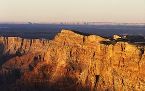 Preview wallpaper rocks, sunlight, height, shade, evening