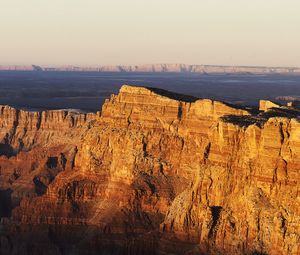 Preview wallpaper rocks, sunlight, height, shade, evening