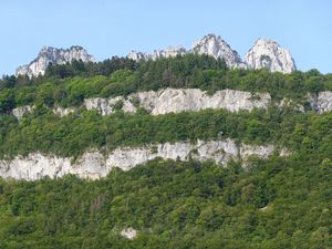 Preview wallpaper rocks, trees, landscape, sky