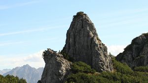 Preview wallpaper rocks, trees, landscape, nature