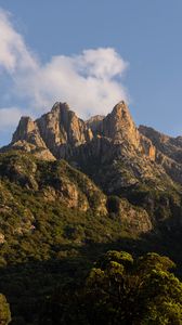 Preview wallpaper rocks, trees, nature, landscape, relief