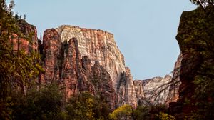 Preview wallpaper rocks, trees, relief, nature