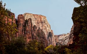 Preview wallpaper rocks, trees, relief, nature