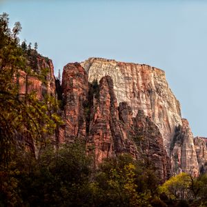 Preview wallpaper rocks, trees, relief, nature