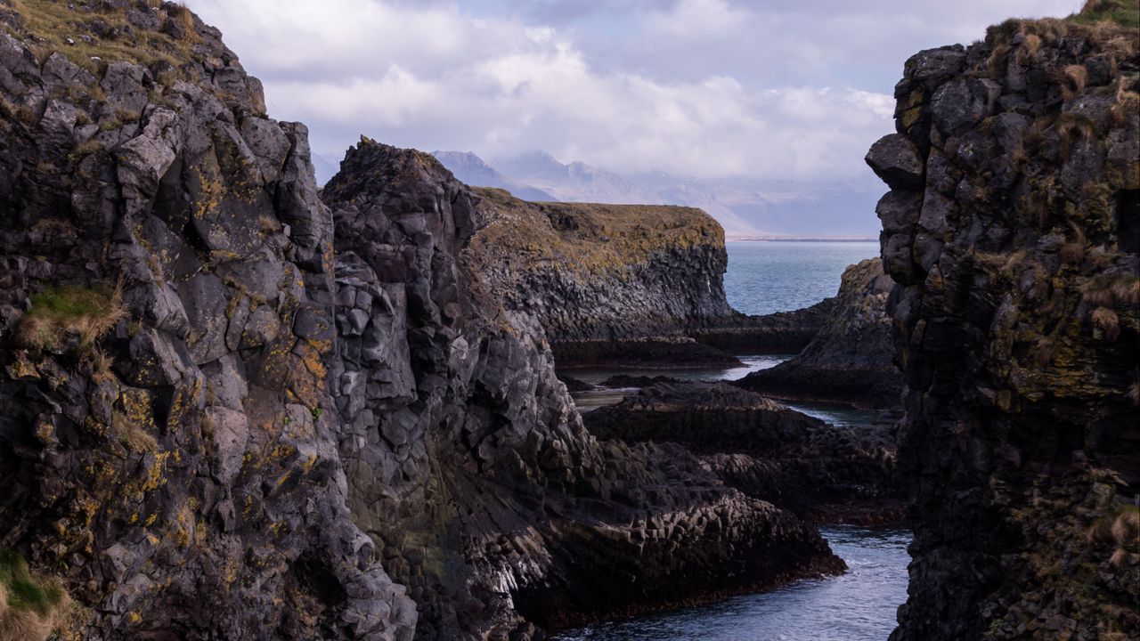 Wallpaper rocks, water, coast, landscape
