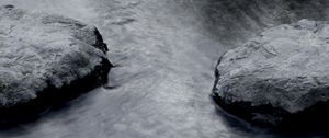 Preview wallpaper rocks, water, river, gray