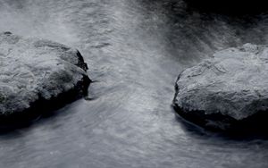 Preview wallpaper rocks, water, river, gray