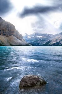 Preview wallpaper rocks, water, stones, blue, gray