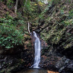 Preview wallpaper rocks, waterfall, water, nature
