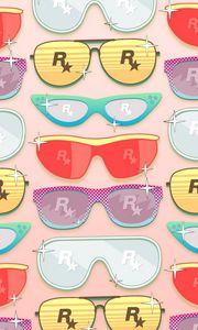 Preview wallpaper rockstar, glasses, art