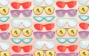 Preview wallpaper rockstar, glasses, art