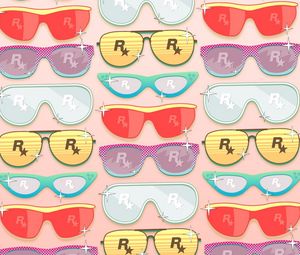 Preview wallpaper rockstar, glasses, art