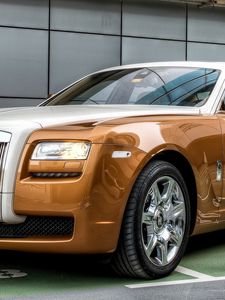 Preview wallpaper rolls royce, car, side view, luxurious