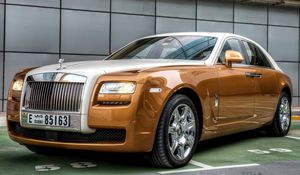 Preview wallpaper rolls royce, car, side view, luxurious