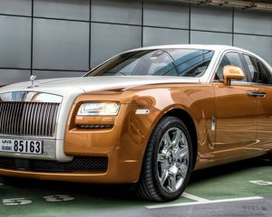 Preview wallpaper rolls royce, car, side view, luxurious