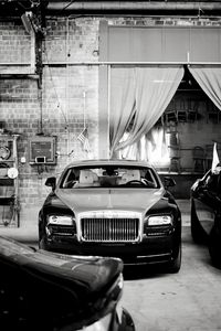 Preview wallpaper rolls-royce, car, black, black and white