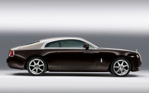 Preview wallpaper rolls-royce, coupe, side view, car