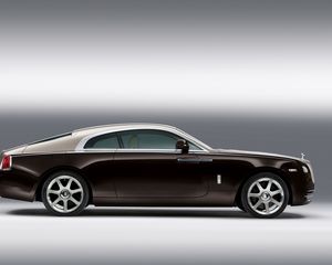 Preview wallpaper rolls-royce, coupe, side view, car