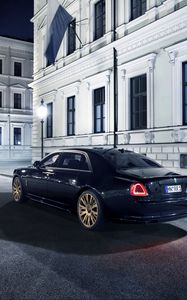 Preview wallpaper rolls-royce, ghost, 2015, rear view