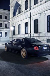 Preview wallpaper rolls-royce, ghost, 2015, rear view