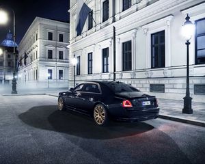 Preview wallpaper rolls-royce, ghost, 2015, rear view