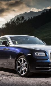 Preview wallpaper rolls-royce, wraith, side view