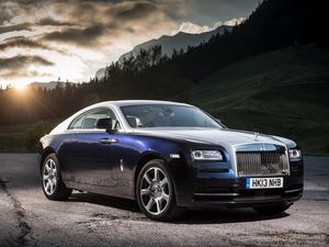 Preview wallpaper rolls-royce, wraith, side view