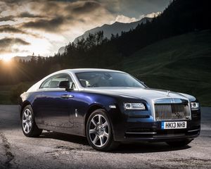 Preview wallpaper rolls-royce, wraith, side view