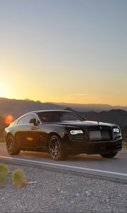 Preview wallpaper rolls-royce, wraith, side view