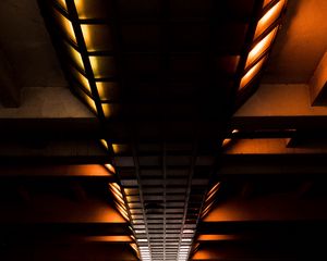 Preview wallpaper roof, architecture, backlight, dark