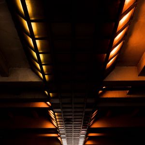 Preview wallpaper roof, architecture, backlight, dark