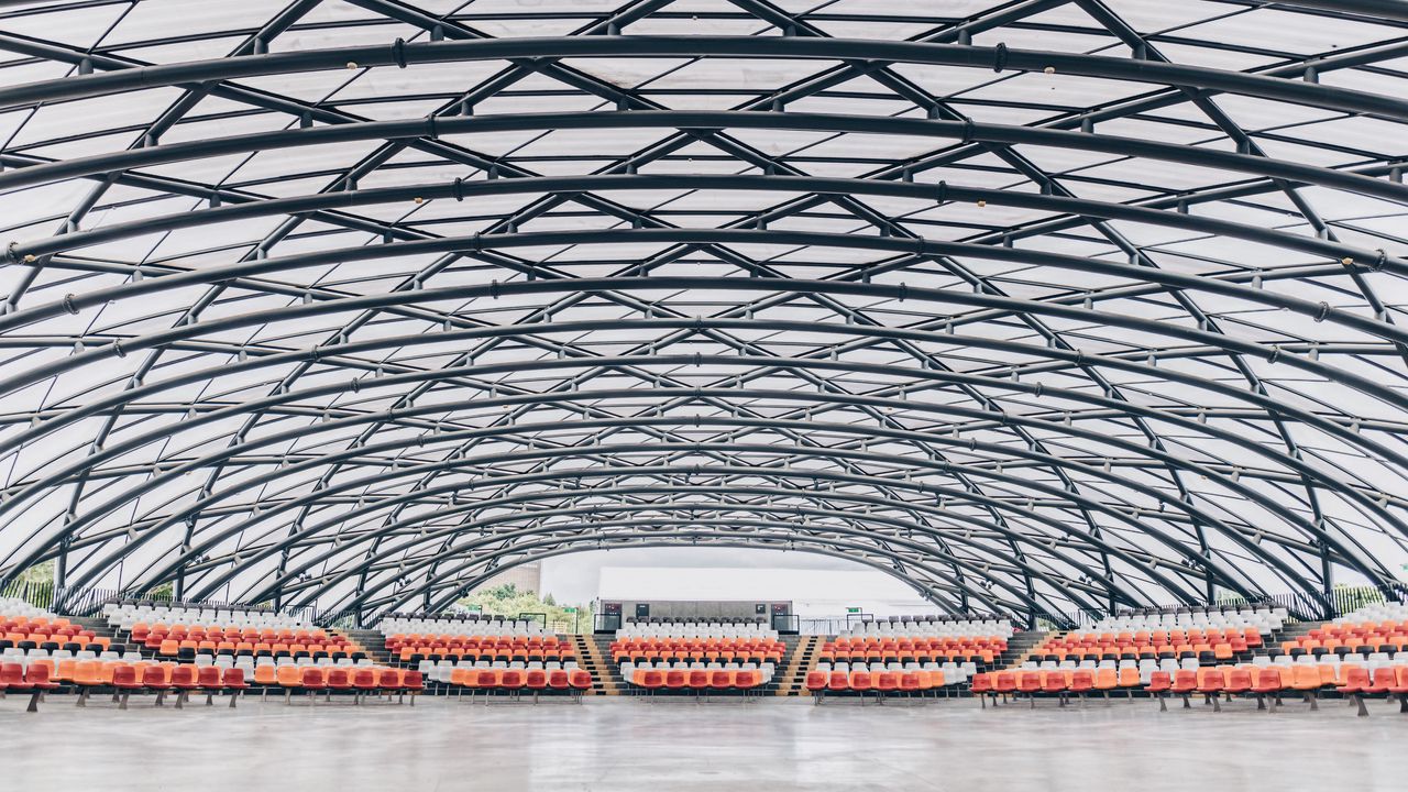 Wallpaper roof, architecture, grandstand, seat, design