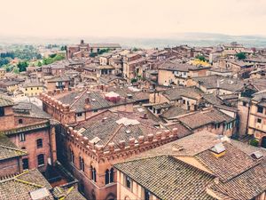 Preview wallpaper roof, city, architecture