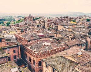 Preview wallpaper roof, city, architecture