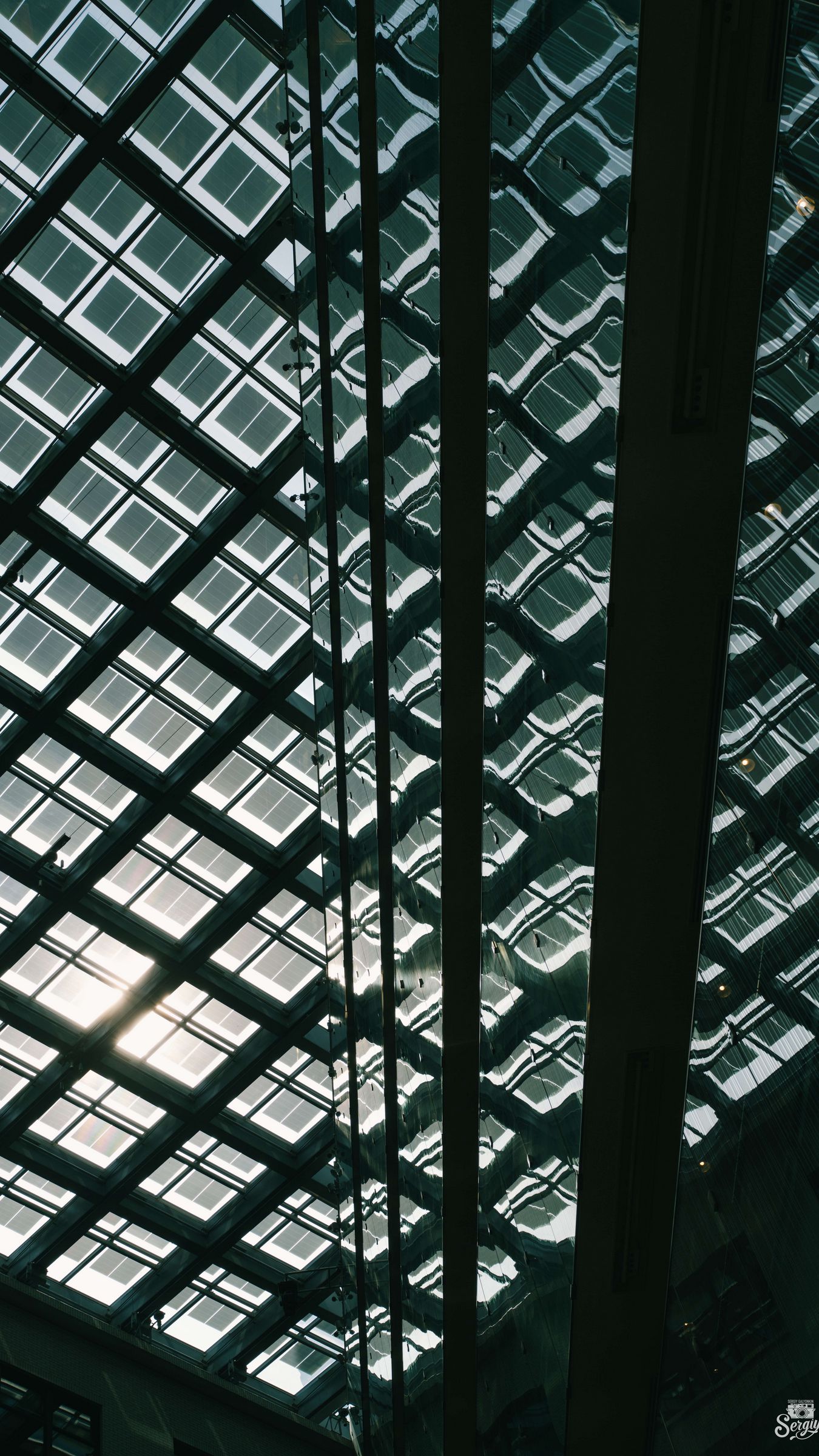 1350x2400 Wallpaper roof, light, architecture, dark