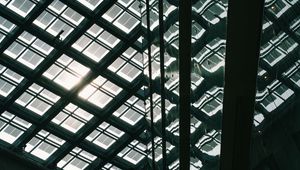 Preview wallpaper roof, light, architecture, dark