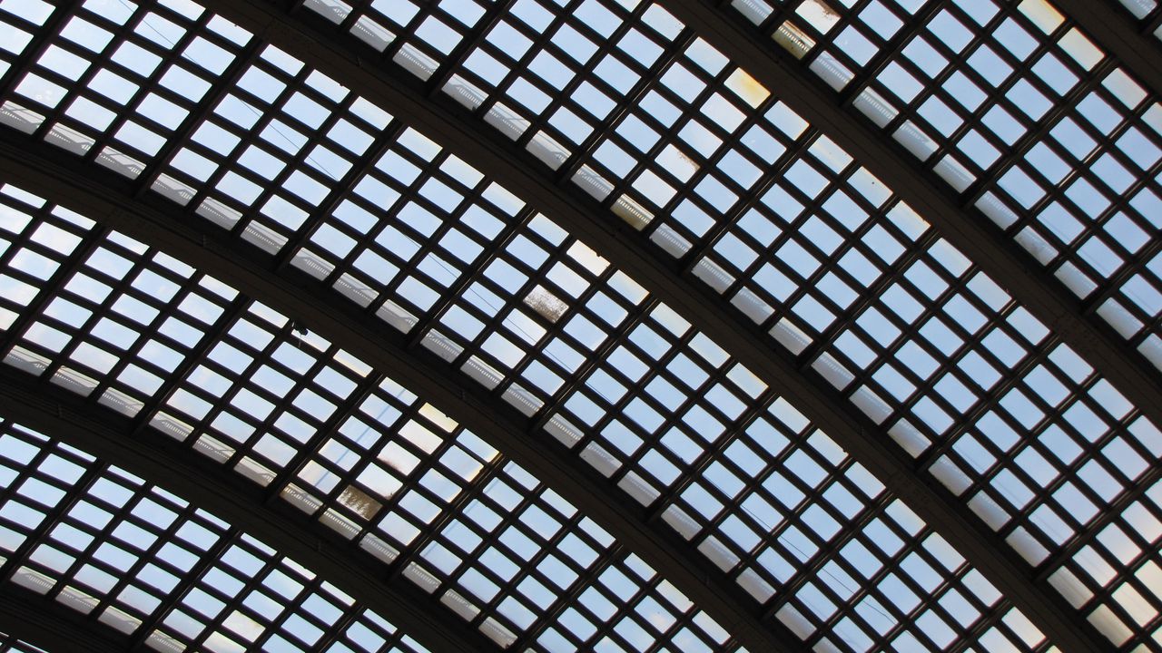 Wallpaper roof, mesh, architecture, construction, bottom view