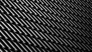 Preview wallpaper roof, roof tiles, tile, bw