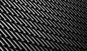 Preview wallpaper roof, roof tiles, tile, bw