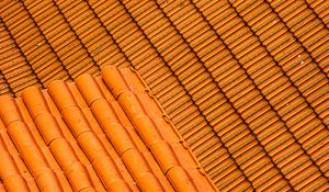 Preview wallpaper roof, tiles, texture, orange
