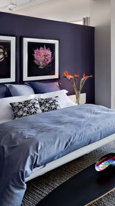 Preview wallpaper room, bed, chair, comfort, beautiful design