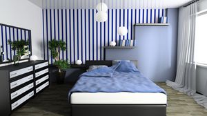 Preview wallpaper room, bed, comfort, convenience, bedroom