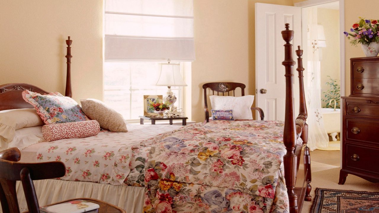 Wallpaper room, bed, comfort, interior