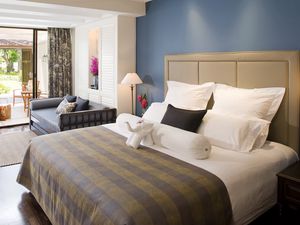 Preview wallpaper room, bed, design, interior, hotel, bedroom, balcony