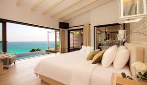 Preview wallpaper room, bed, style, interior, design